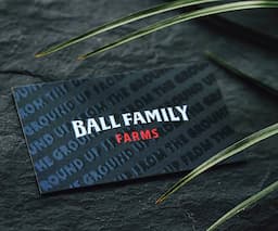 Black Raised UV Business Cards