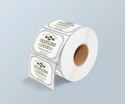 Clear Liner Roll Labels