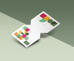 Custom Shape Business Card