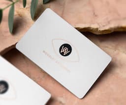 Foil Rose Gold Business Card