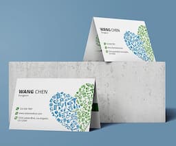 Fold Over Business Cards