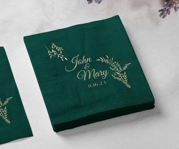 Wedding Napkin Printing