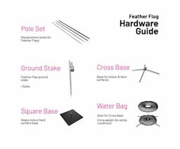 Feather Flag Hardware Set Guide