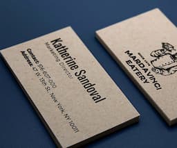 Kraft Paper Business Card