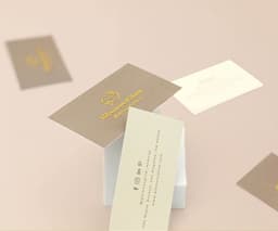 Raised Foil Business Cards